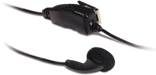 CLIP MICROPHONE HEADSET WITH EARBUD FOR TK RADIOS - Click Image to Close