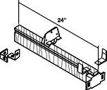 WOOD DRAWER SLIDE 24 IN. - Click Image to Close
