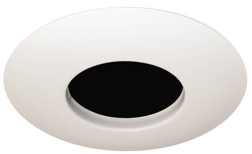 RECESSED TRIM 6" OPEN RING 8" OD X 3-3/4" ID BR30/PAR30 - Click Image to Close