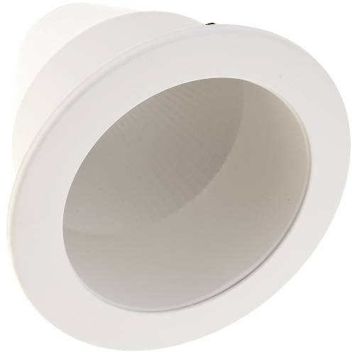 RECESSED TRIM 4" ANODIZED REFLECTOR 4-7/8" OD X 3-5/8" ID WHITE - Click Image to Close