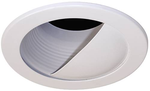 RECESSED TRIM 4" WALL WASHER 5" OD X 2-1/2" ID WHITE - Click Image to Close