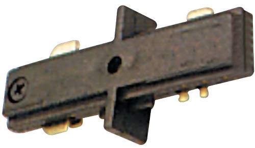 TRACK HEAD IN LINE CONNECTOR BLACK - Click Image to Close