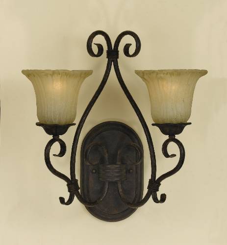 #(2) 2L WALL SCONCE 7159-2W - Click Image to Close
