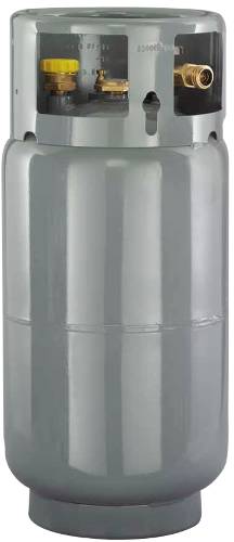 GAS 33 POUND STEEL ALUMINUM FORKLIFT CYLINDER - Click Image to Close