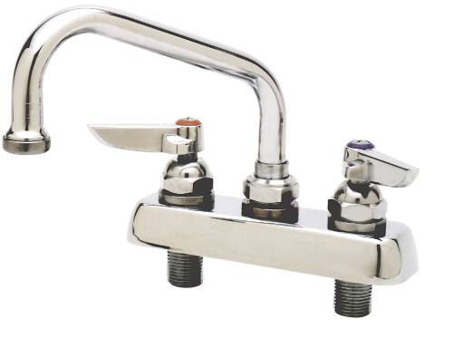 T & S DECK FAUCET WITH 6" SWING SPOUT - Click Image to Close