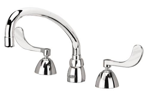 ZURN AQUASPEC WIDESPREAD FAUCET WITH 9-1/2 IN. TUBULAR SPOUT, 4 - Click Image to Close