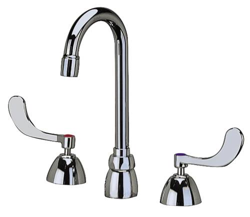 ZURN AQUASPEC WIDESPREAD FAUCET WITH 3 1/2 IN. GOOSENECK, 4 IN. - Click Image to Close