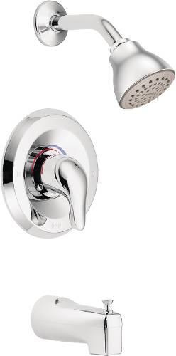 MOEN CHATEAU POSI TEMP TUB & SHOWER FAUCET - Click Image to Close