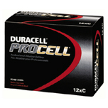 PROCELL INDUSTRIAL BATTERIES C-CELL ALKALINE - Click Image to Close