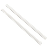 STRAW 7.75IN JUMBO WRAPPED 100% BIODEGRADABLE