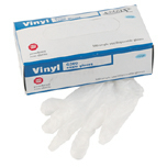 MEDCL-GRD VNL EXAM GLOVE XL 5 MIL CLE WHI 100