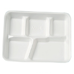 TRAY FOAM SERVING 5COMP - Click Image to Close