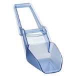 SCOVEL,TWO-HANDED SHOVEL TRANS BLU - Click Image to Close