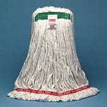 WEB FOOT WET MOP MED 1HB CTTN/SYN WHI 6 - Click Image to Close