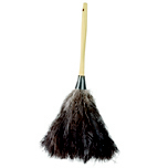 OSTRICH FTHR DUSTER 20 IN BLA HNDL 12 - Click Image to Close