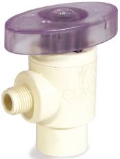ICEMAKER VALVE, CPVC 1/2 IN. X 1/4 IN. COMPRESSION