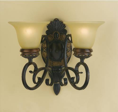 #(1) 2 LIGHT ACL SCONCE 3.7